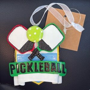 Pickleball Christmas ornament new.